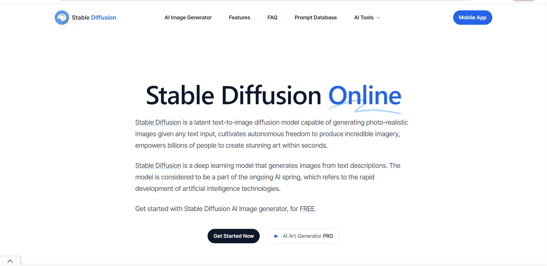 stable diffusion image ai tool